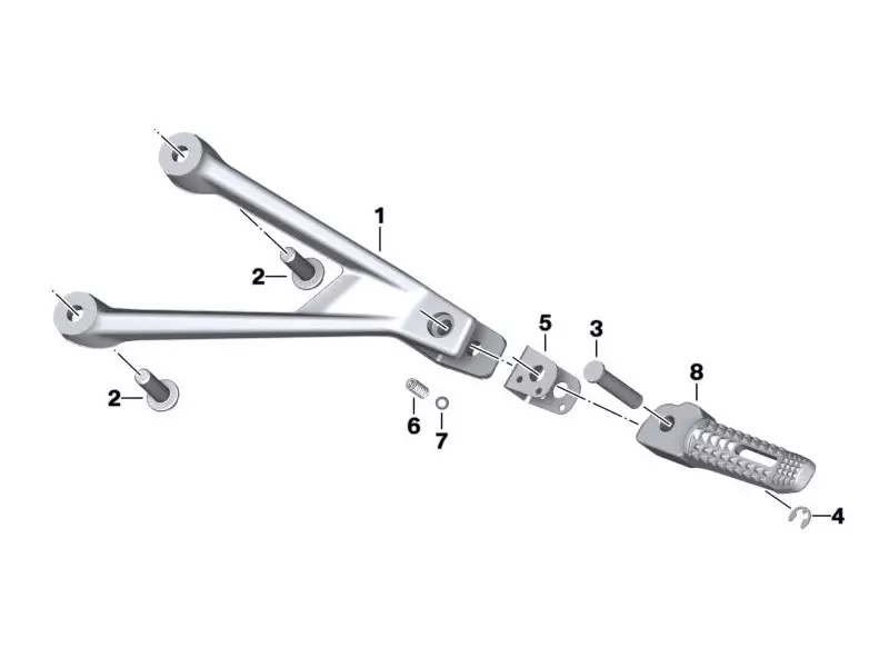 BMW fixing plate - HP4 / S1000R / S1000RR