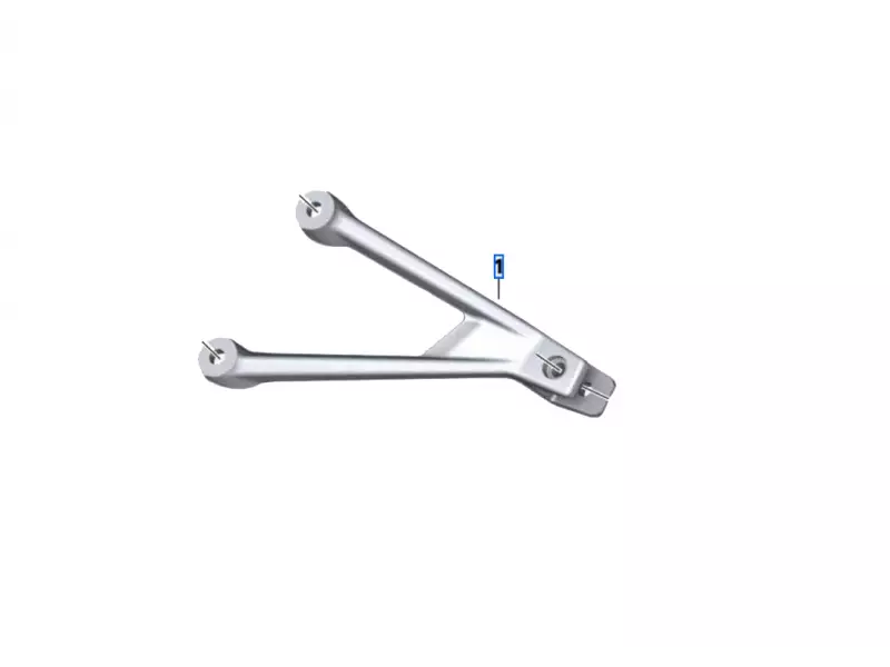 BMW Right passenger footrest support - S1000R K63