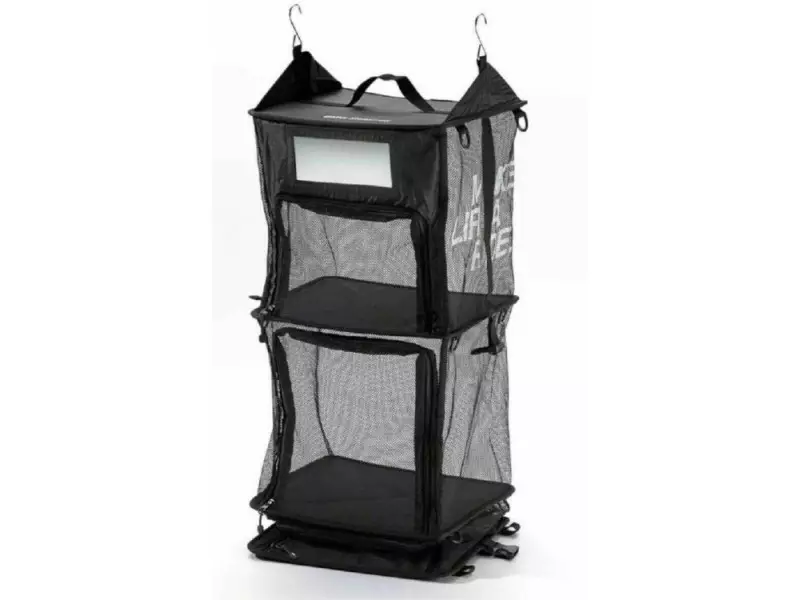 BMW storage rack for driver's equipment