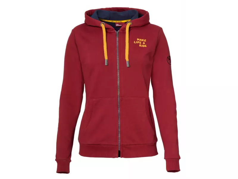 BMW Zipped Hoodie Make Life A Ride Women