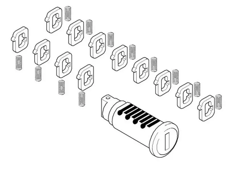 Codeable Key Cylinder BMW - R1200GS (K50 2017-) R1200GS Adventure (K51)