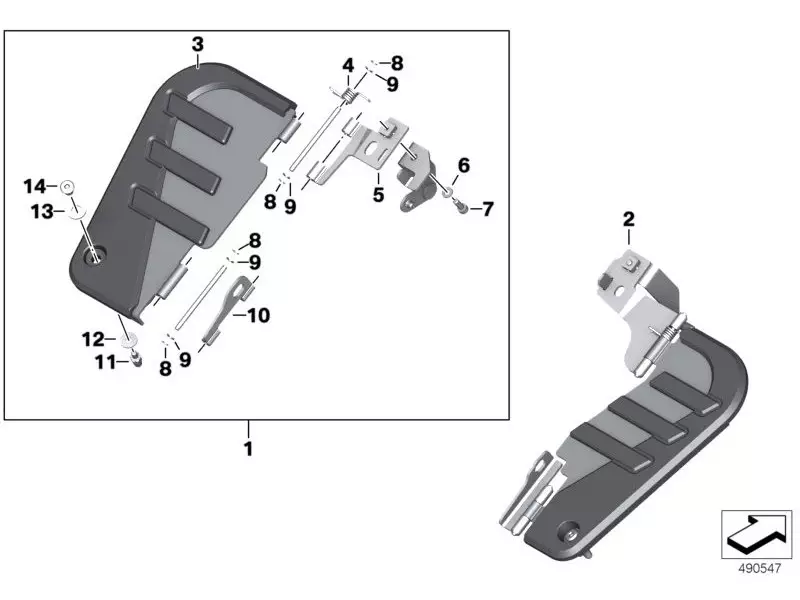 BMW Engine Guard Set Left - K1600GTL (K48) / F1600 BAGGER (K61)