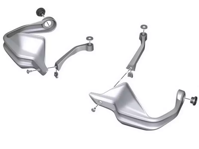BMW Hand Protections Set - RnineT UrbanGS 2020 / R1250GS 2021/ R1250GSA 2021
