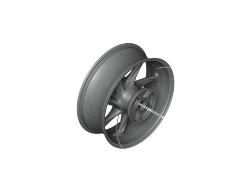 BMW Carbon rear rim M (6.0x17 (TAPE)) - S1000RR (K67) - M1000R (KM3)
