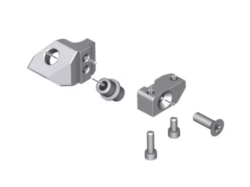 BMW Foot-peg Support Front Right (Shadow) - R1250GS K50 (2021) / R1250GS Adventure K51 (2021)