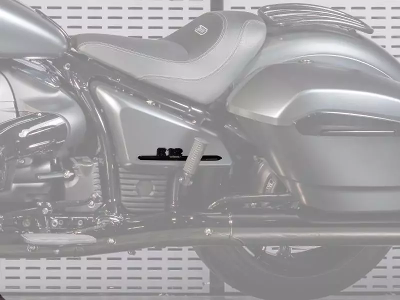 BMW Monogram left side cover (black) - R18 Roctane