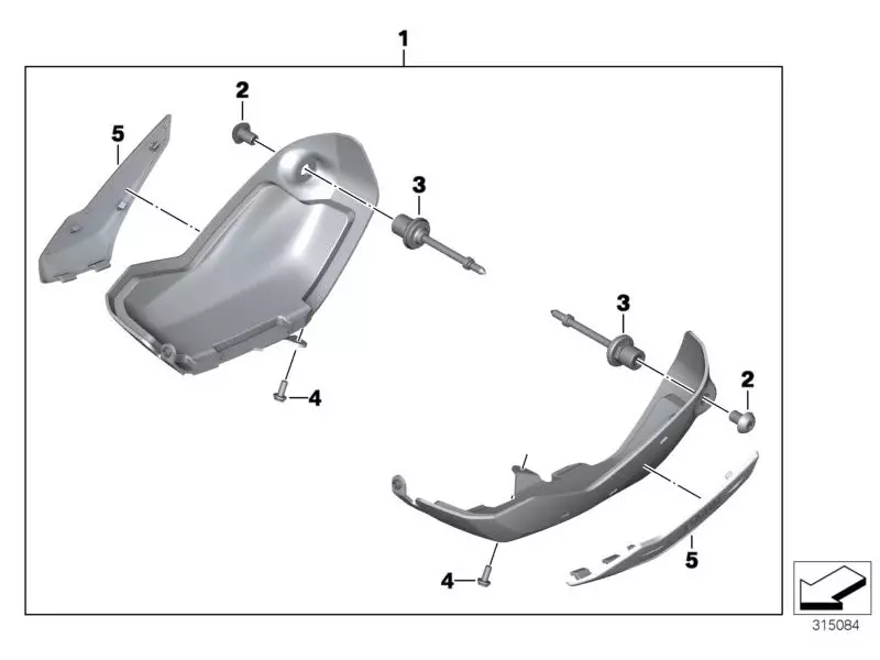 BMW Original special cylinder head cover screw - R1200GS/GSA/RT/R/RS