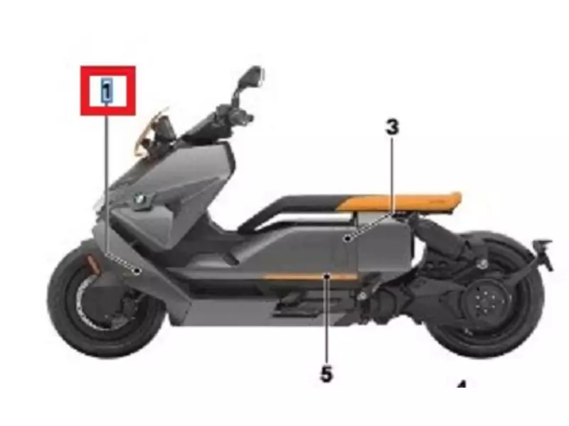 BMW Decorative element side wing left - CE04