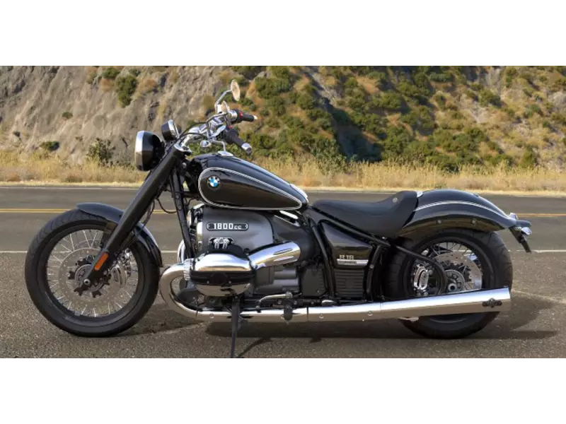 BMW ECE Chrome Tapered silencer Vance & Hines - R18 (K34)