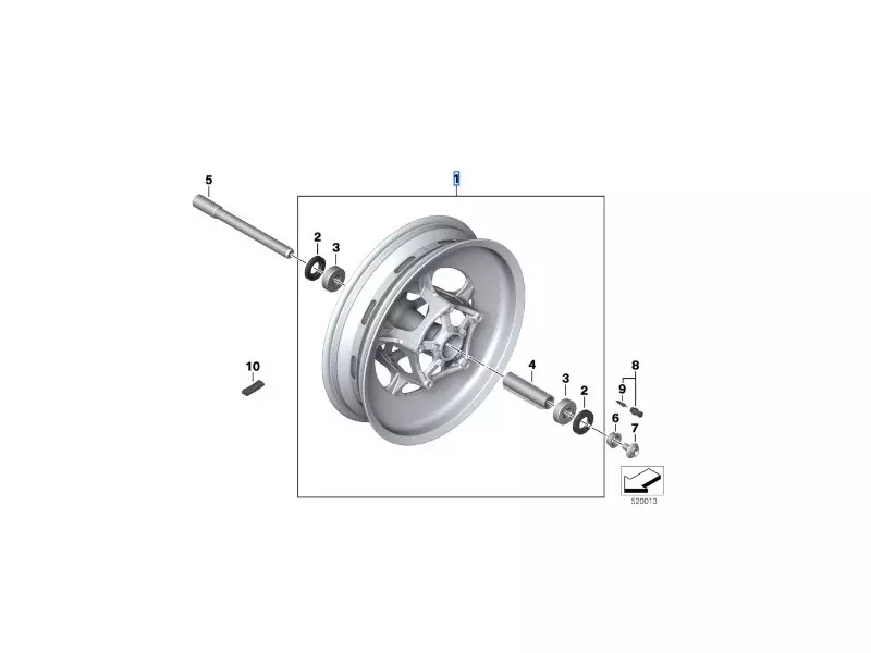 BMW Front wheel - CE04