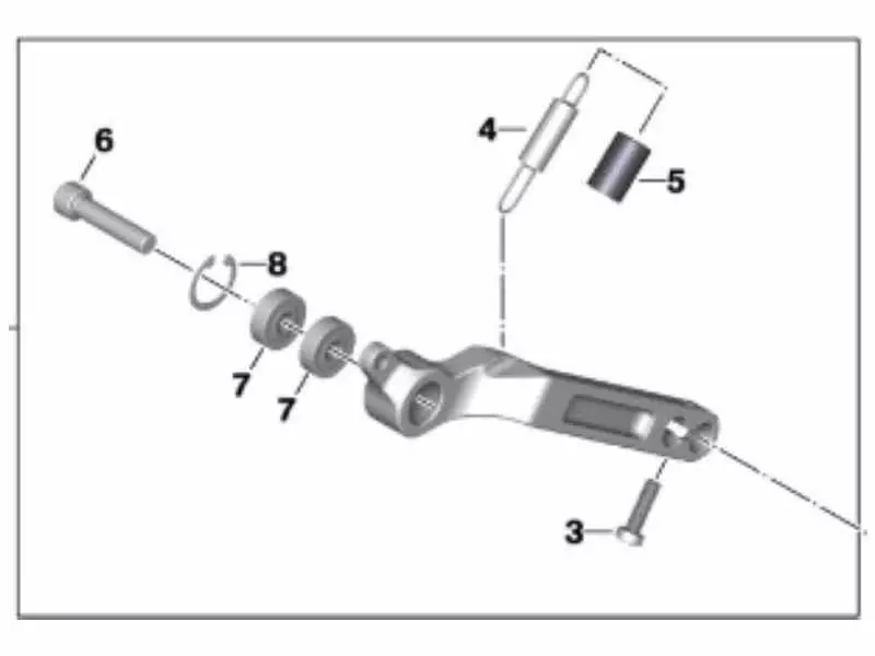 BMW Brake Pedal (M) - M1000RR - S1000RR