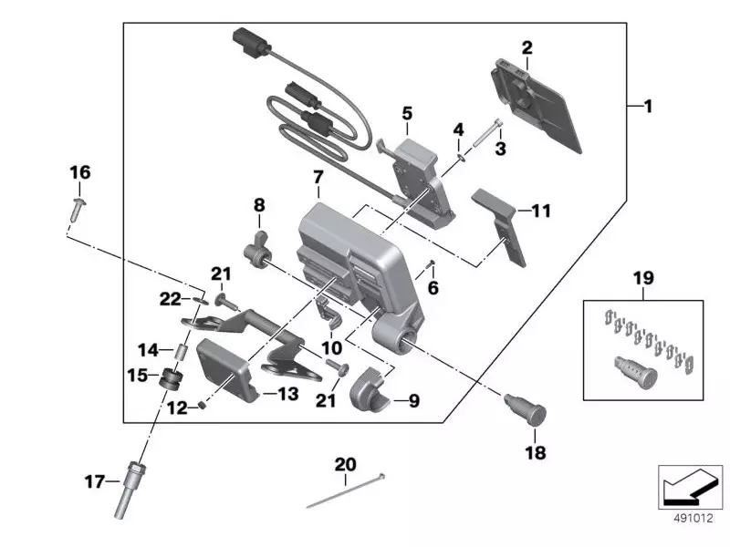 BMW GPS support pack - R1200R - R1200RS - R1250R - R1250RS