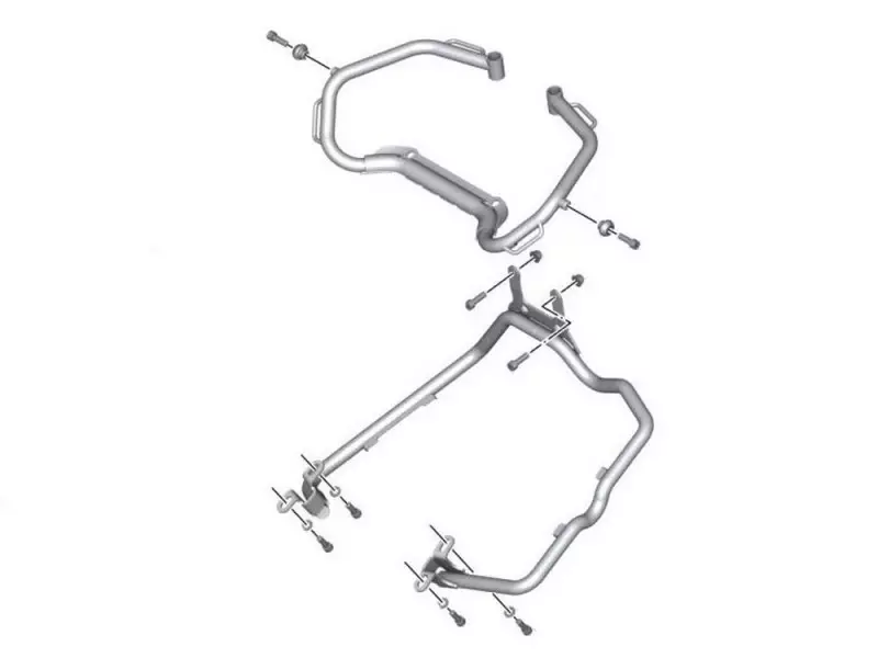 BMW Set of Pannier Rack Vario - F800GS (K72) - F700GS (K70) - F650GS (K72)