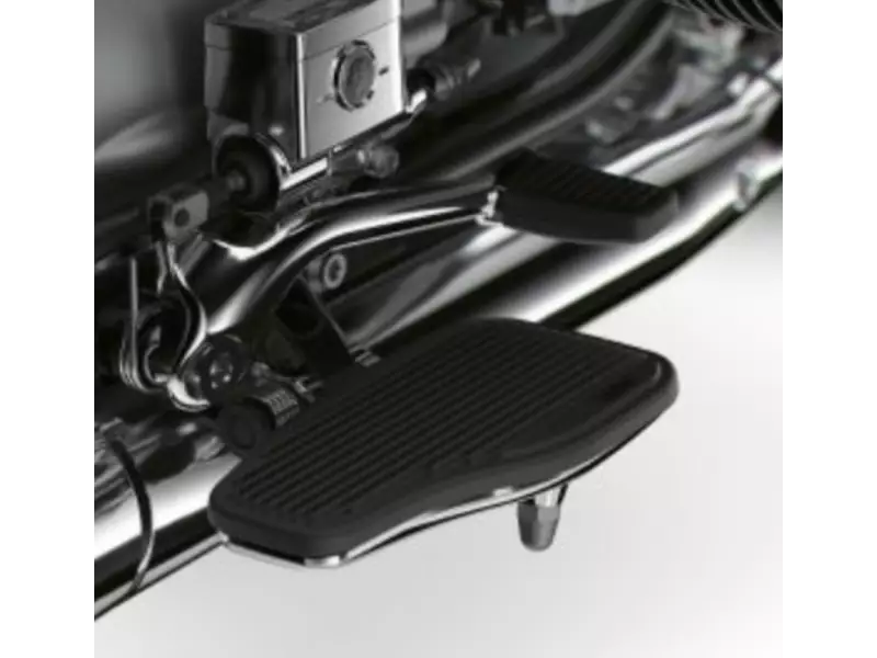 BMW Left front Footstool (Black) Genuine - R18B/Transcontinental