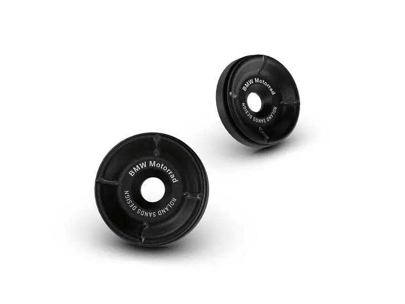 BMW 2-Tone-Black handlebar end set (Roland Sands Design) - R18 K34 / R18 Classic/B/Transcontinental