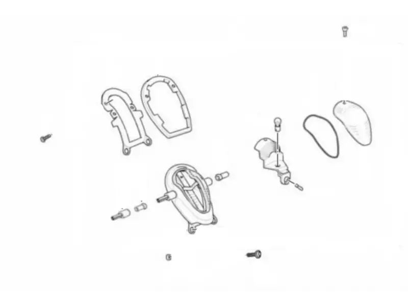 BMW Rear Light genuine graphitan - R1200CIndep - R850C - R1200C