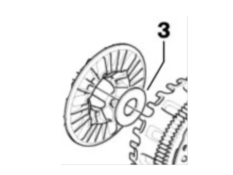 BMW Sport stop disc oil pump genuine - K1200GT K44 / K1200R / K1200R Sport / K1200S / K1300GT / K1300R / K1300S