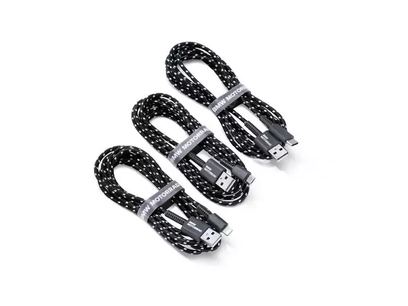 BMW usb cable set (USB C / Lightning / Micro USB)