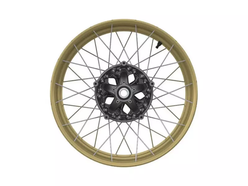 BMW Front gold spoke wheel (3.0x19) - RNineT Scrambler/Urban G/S