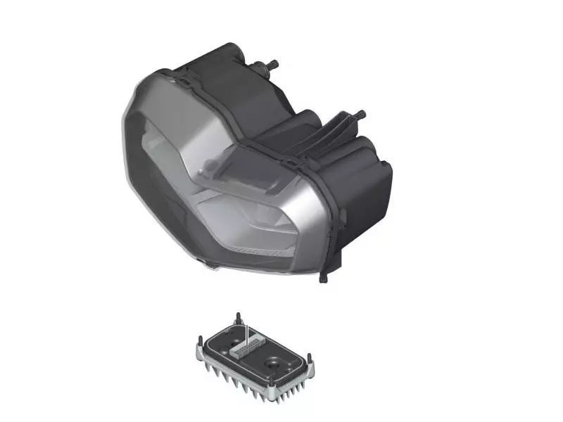 BMW Headlight LED Projector genuine (without external cover) - C400X