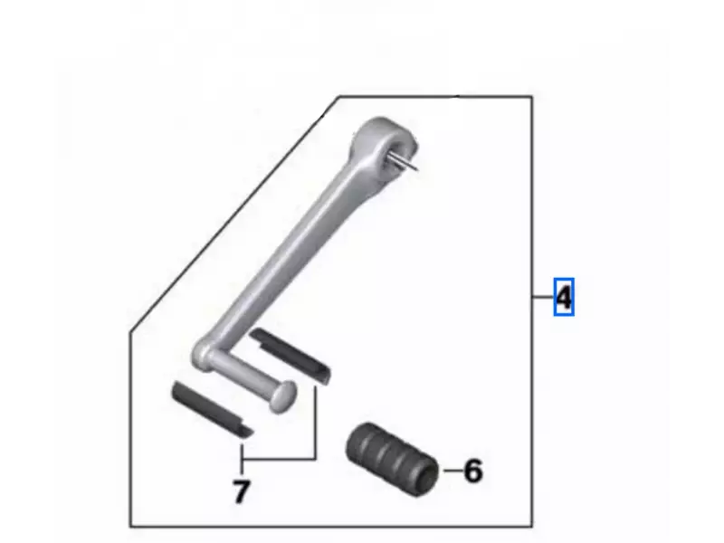 BMW Original gear selection pedal - R Nine T/Pure/Scrambler/UrbanG/S [2020-]