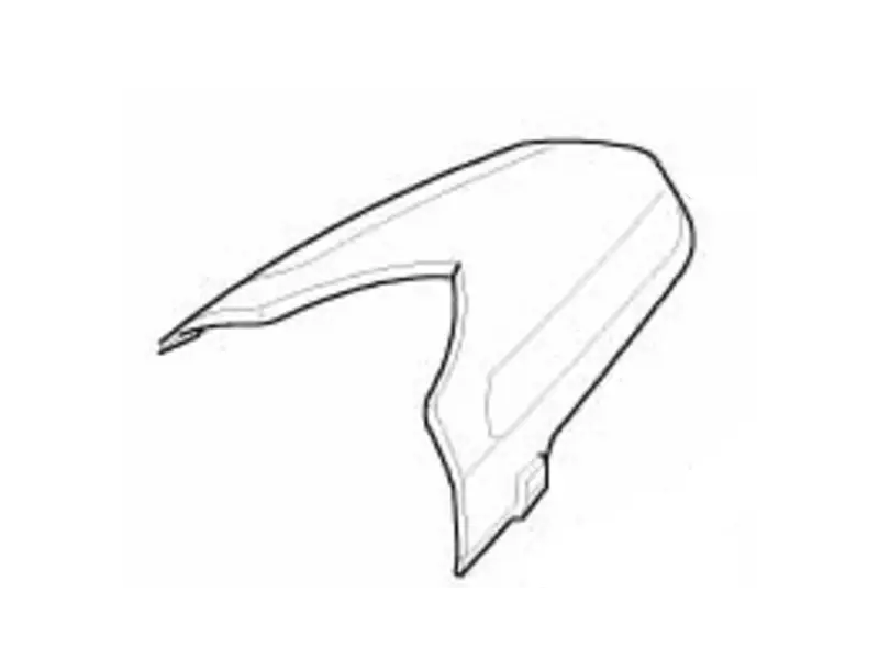 BMW Primed passenger seat cover (not suitable for low Seat) F800S - F800ST - F800R