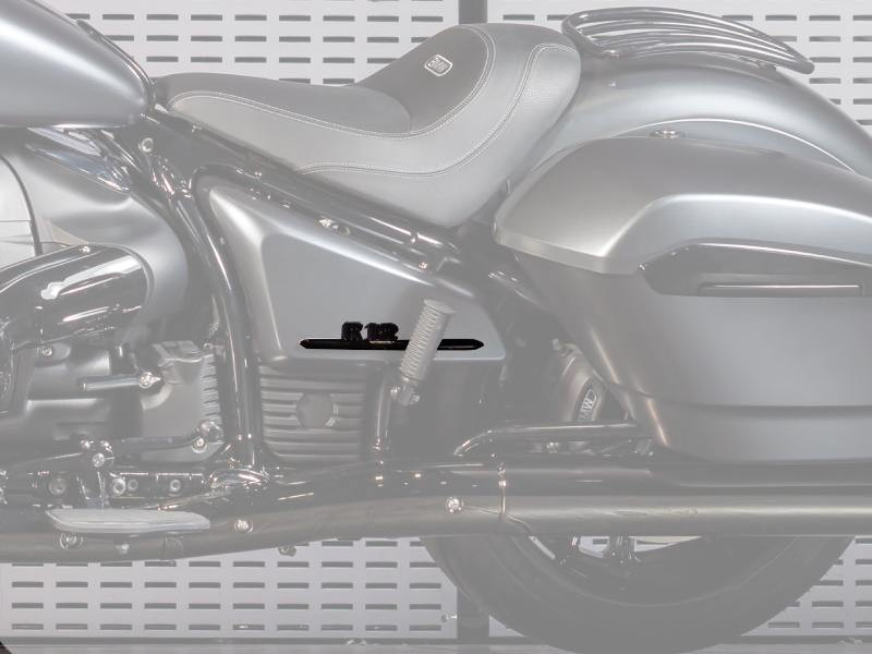 BMW Monogram side cover right (black) - R18 Roctane