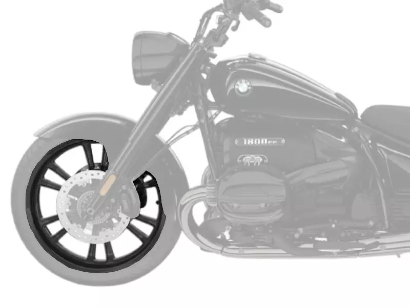 BMW Black front rim (3.5X21) - R18 Roctane