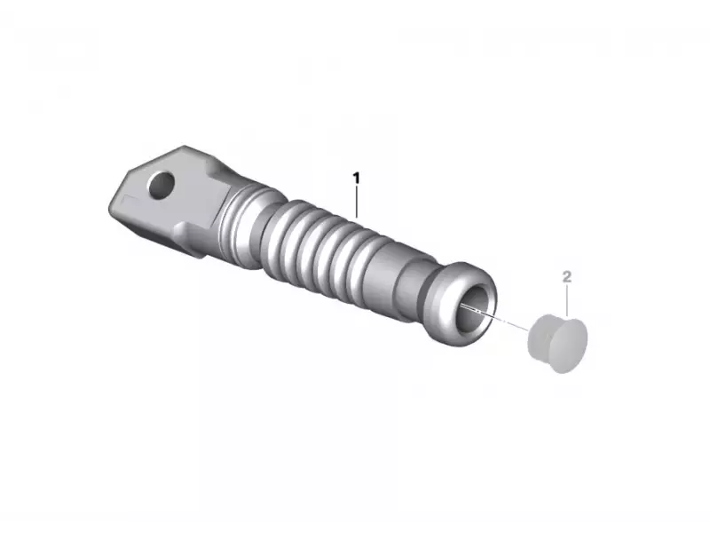 BMW Left side passenger footrest M - S1000R (K63) - M1000R - S1000RR (K67)