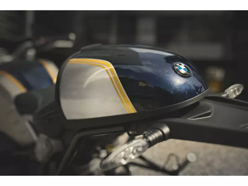 BMW Tail Cover Passenger BLUE-PLANET (With Backrest) - R NineT 2016