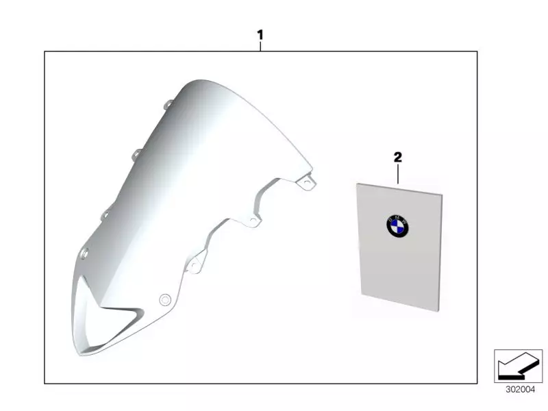 BMW Windscreen Tinted - S1000RR (K46) - HP4 (K42)