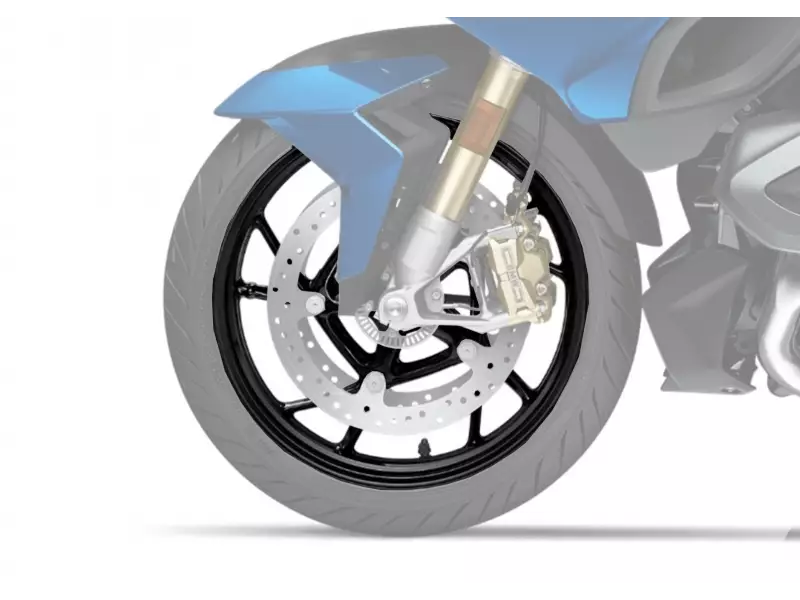 BMW Black cast iron front wheel  (3.5x17) - R1250RT [2020-]