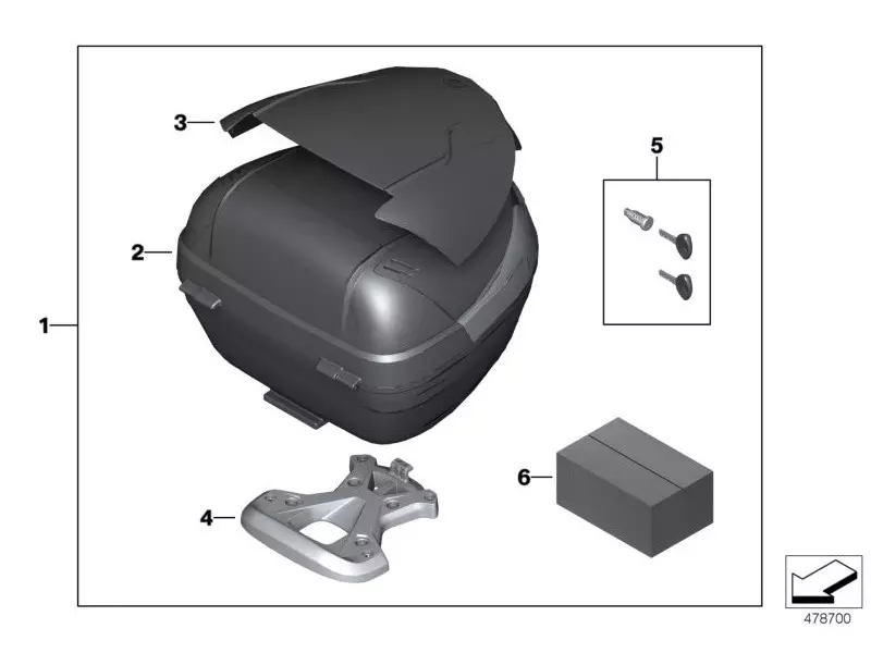 Codeable Key Cylinder - C400GT (K08) / C400X (K09) / G310GS (K02) / G310R (K03)