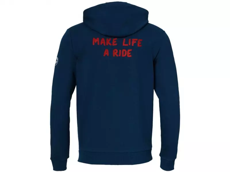 BMW Zipped Hoodie Make Life A Ride Men
