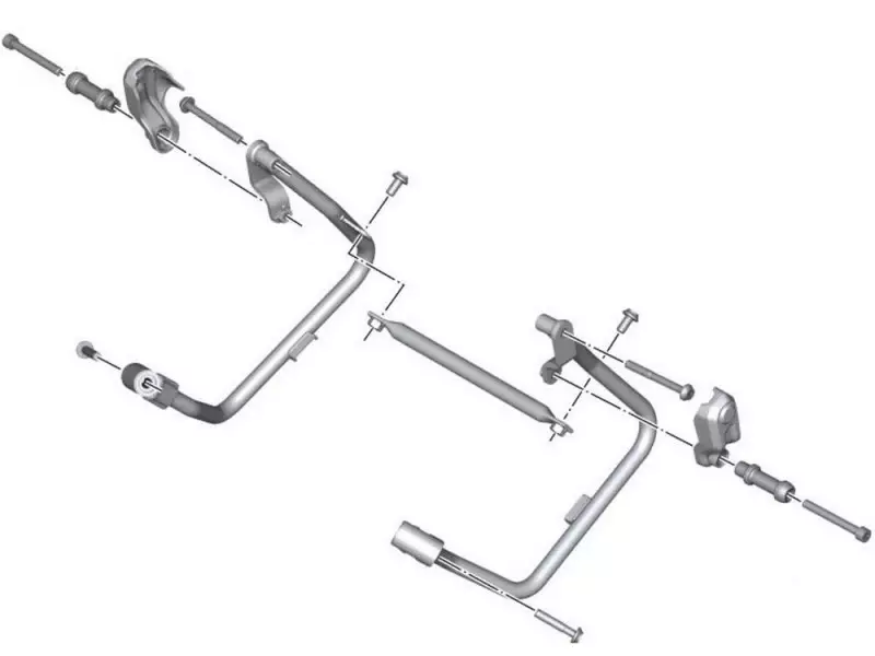 BMW Set Pannier Rack - S1000XR