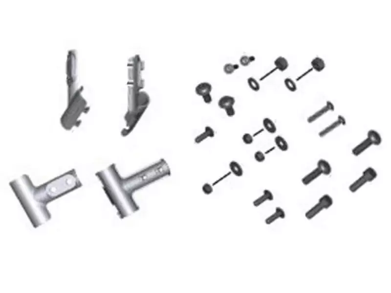 BMW mounting parts Pannier Rack Aluminium - F800GS (K72) F700GS (K70) F650GS (K72)