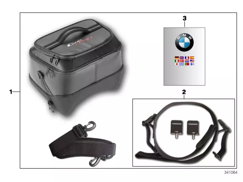 BMW Transmission tunnel bag C 650 SPORT 2016