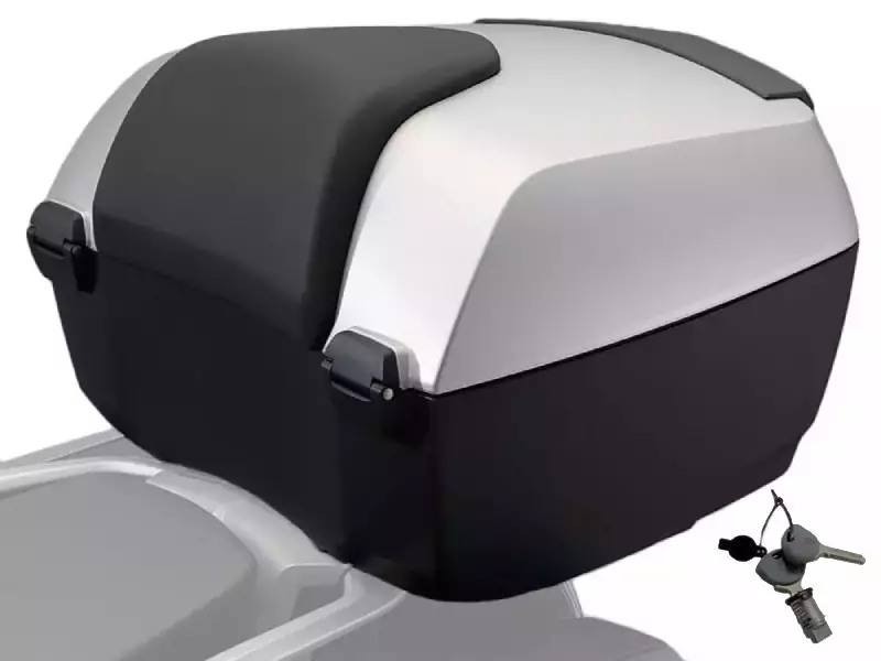 BMW Set Top Case 49L (WHITE ALUMINIUM) - R1200RT (K26) (Key Provided)