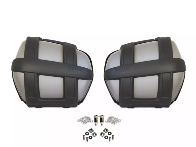 BMW Set of 2 Motorcycle Pannier Sport - K1200S / K1200R / K1200R Sport / K1300R / K1300S (Codable Key)