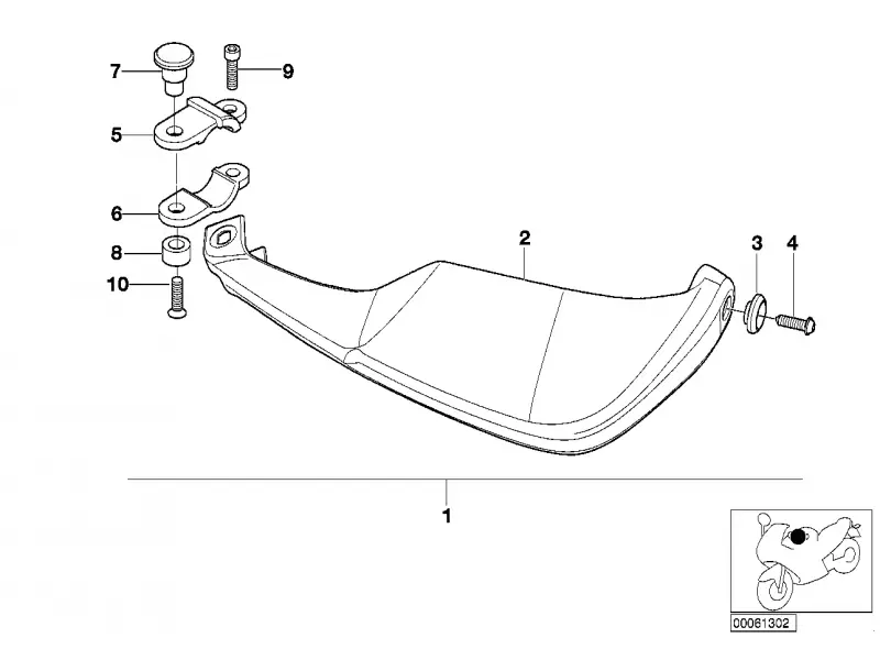 BMW entretoise - R1150GS / R1150GS Adventure