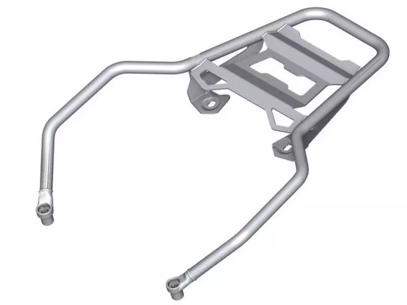 BMW Set Rear Rack Aluminium & Mounting set - F850GS / F850GSA / R1200GS K50 / R1200GSA K51 / R1250GS / R1250GSA