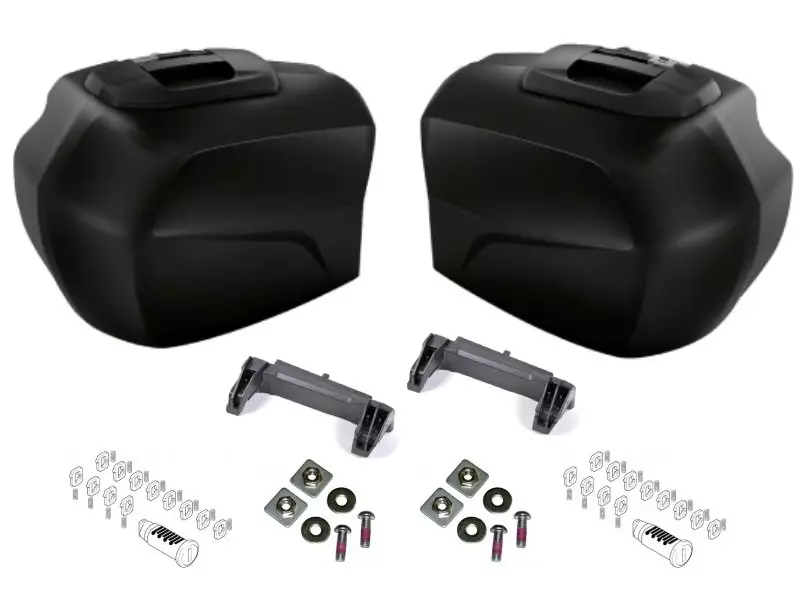 BMW Panniers Set Touring (BLACK STORM) - F900XR (K84) - (KEYLESS)