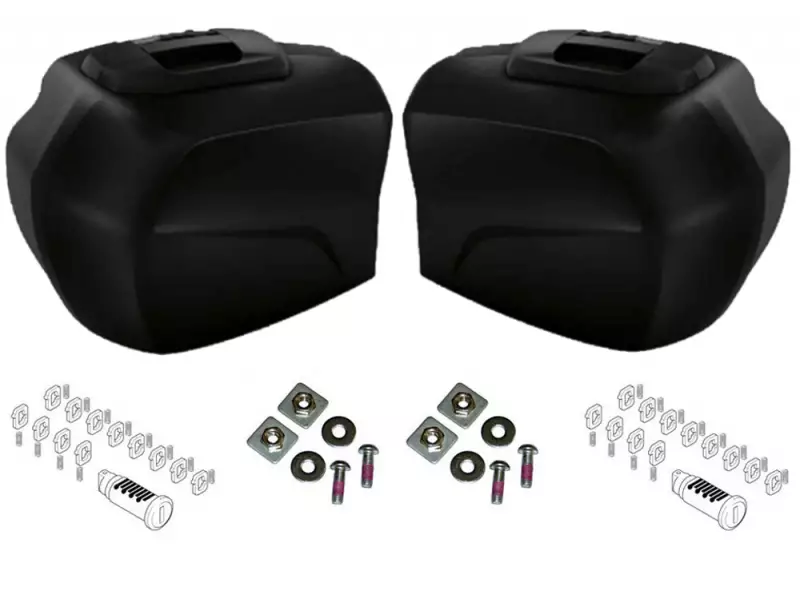 BMW Panniers Set Touring (BLACK STORM) - F900XR (K84) - (KEYLESS)