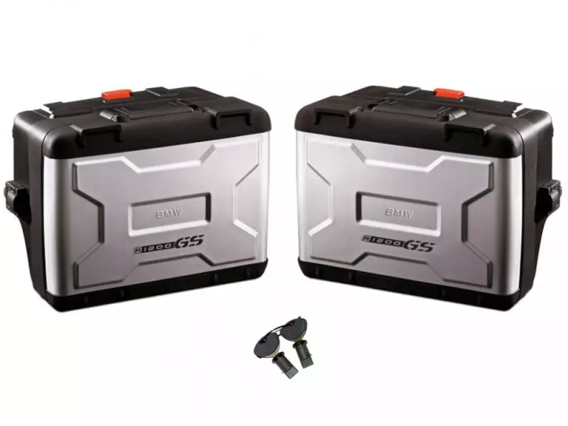 BMW Set of 2 Panniers Vario - R1200GS K25 (2004 - 2012) (Clé Supplémentaire)