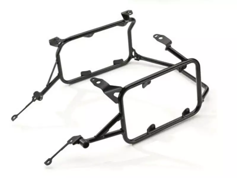 BMW Set Pannier Rack Aluminium (Black) - R1200GS 2017 - R1250GS - R1200GSA 2017 - R1250GSA