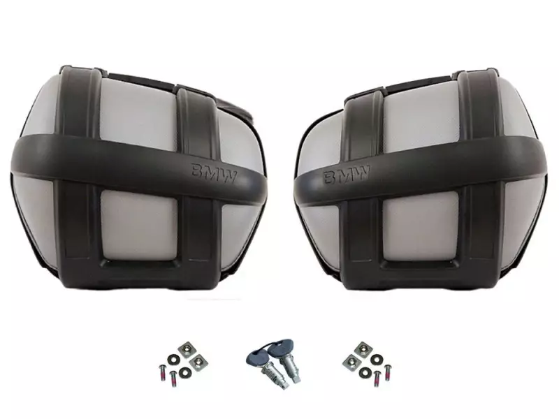 BMW Set of 2 Panniers Sport - K1200S / K1200R / K1200R Sport / K1300R / K1300S (Key Provided)