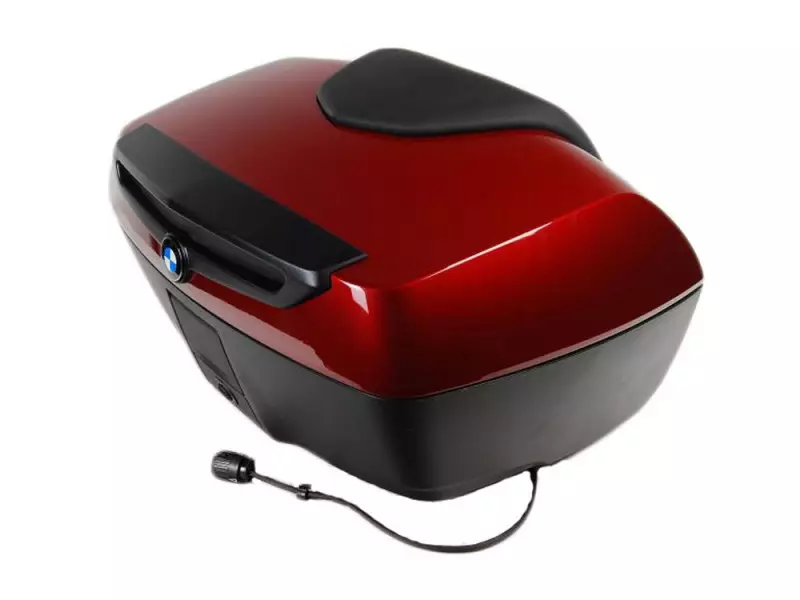 BMW Set Top Case 49L (VERMILLION RED METALLIC) - K1600GT 2011-2016 (Codeable Key)