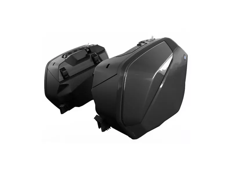 BMW Panniers Set Touring Black (RIGHT & LEFT) (Blackstorm) - S1000XR (K69) [2019 -]