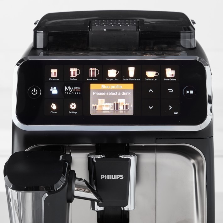 Philips Domestic Appliances Series 5400 Espresso Machine; Coffee to Grain &ndash; LatteGo Milk Frother, 12 Coffee Specialities, Intuitive Display, 4 User Profiles, Black