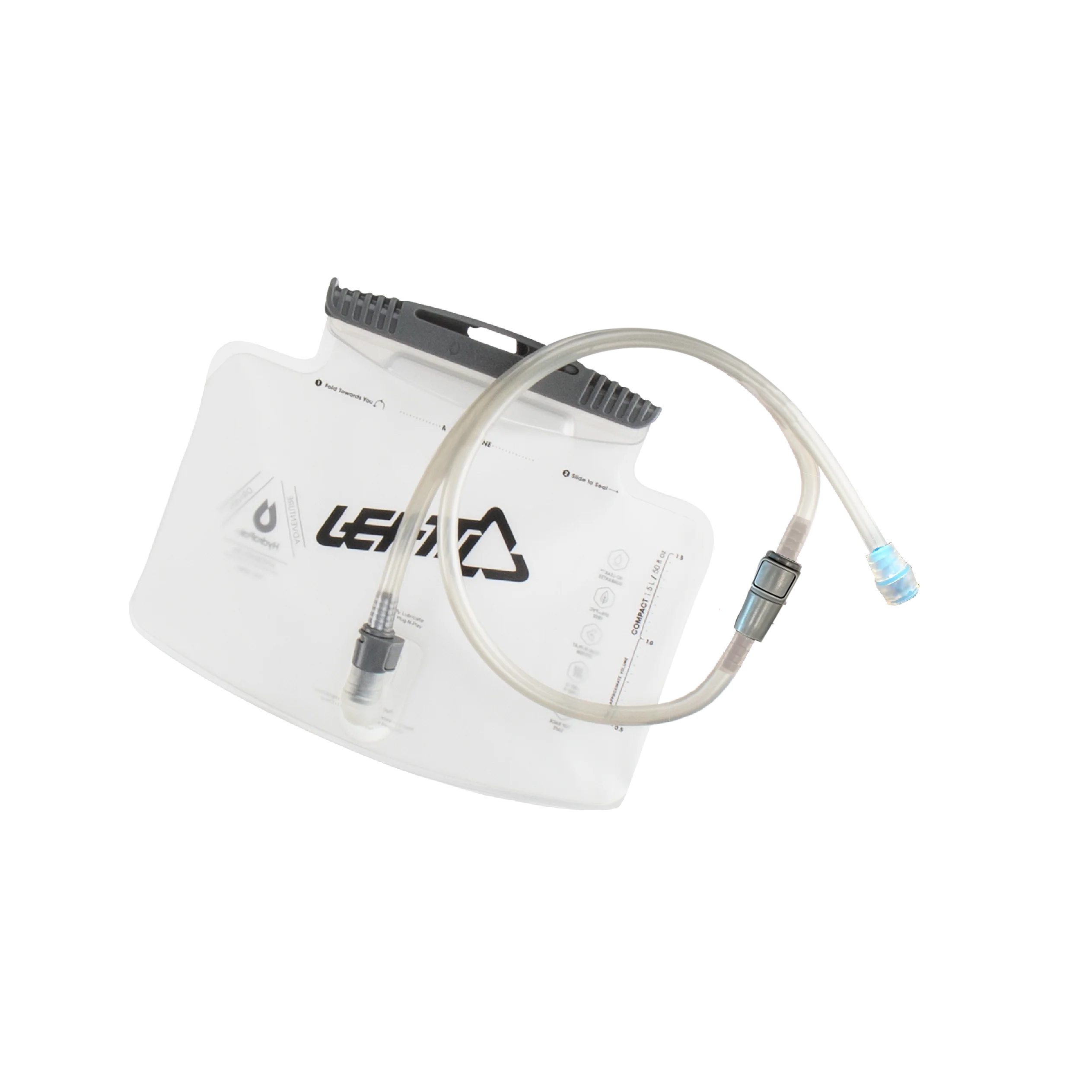 Bladder HydraPak 1.5L Horizontal with tube - Straight bite valve